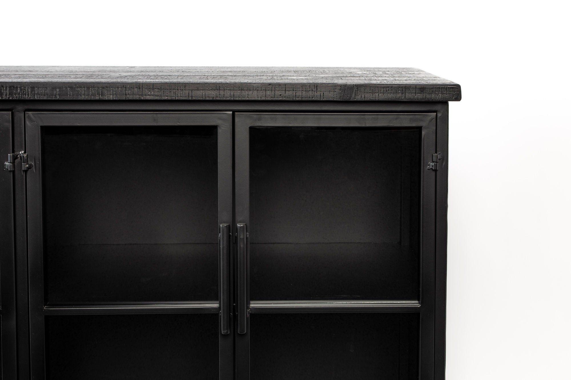 Ferre Black & Glass Sideboard